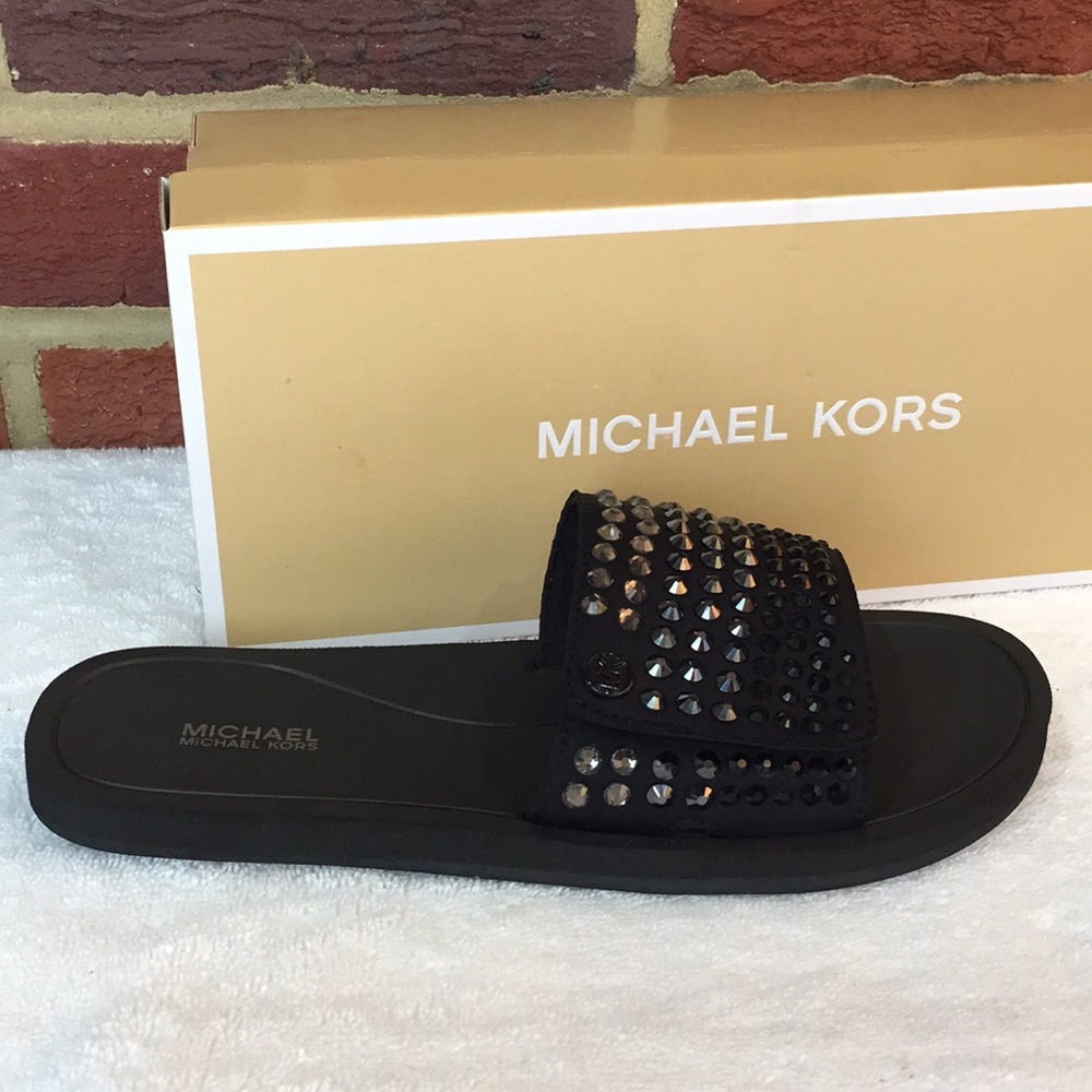 Michael Kors Scuba Hot Fix With Rhinestone Slides